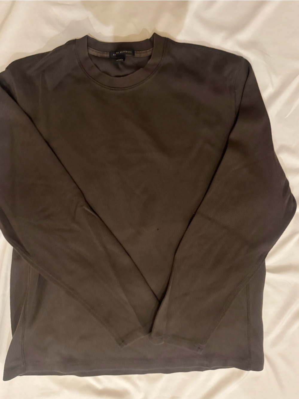 Banana Republic Men's Crewneck Sweatshirt - Charcoal